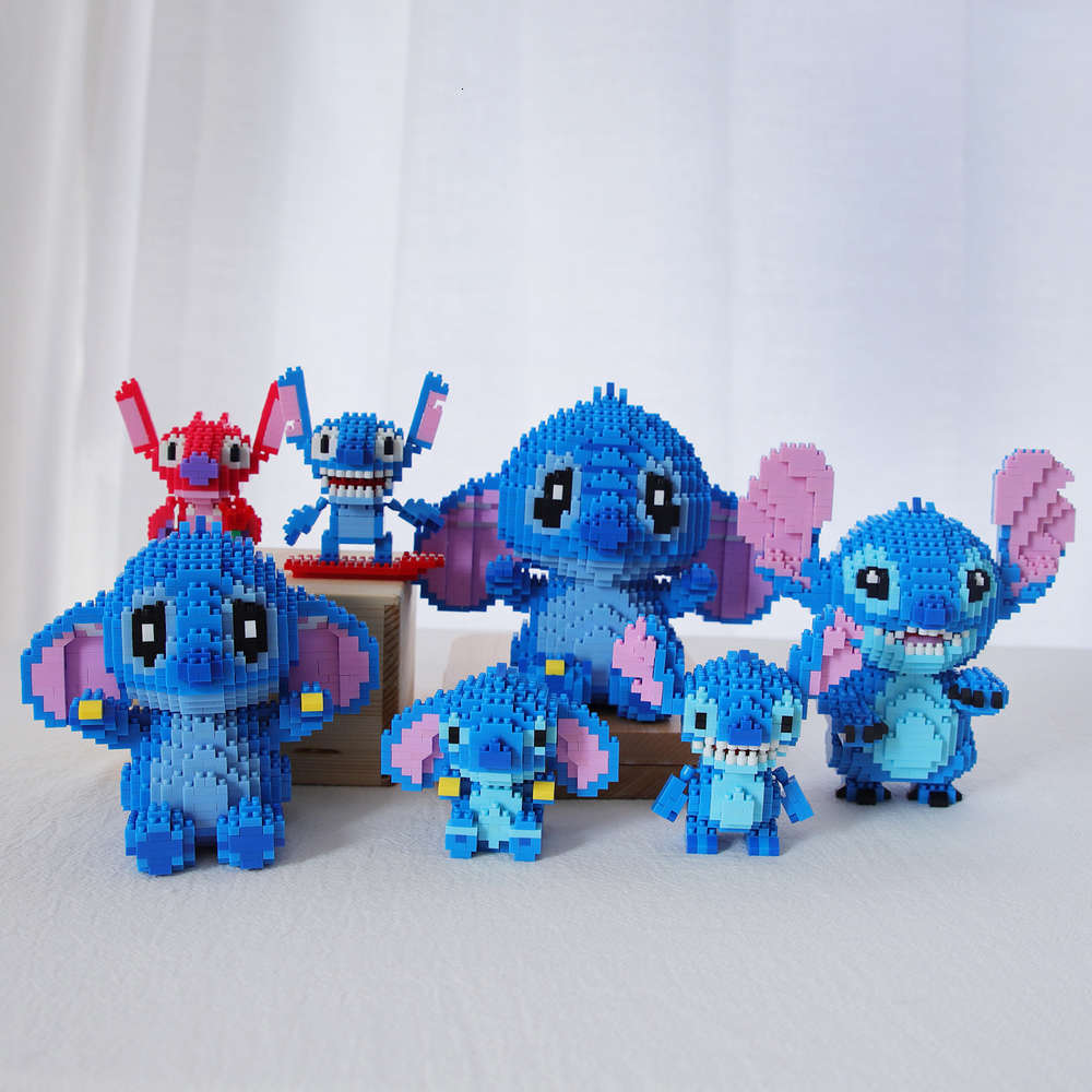 

Assembled toys Leberyu stitzee compatible with LEGO children's puzzle plug in toy mini small particle building block