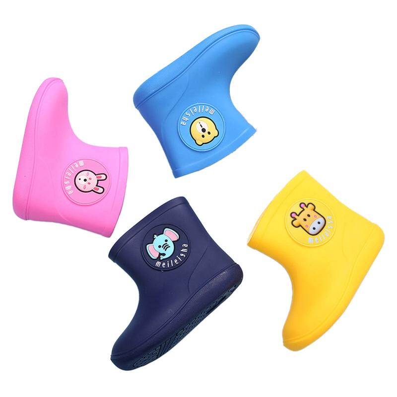 

First Walkers Girls Rain Rubber Boots Kids Toddler Baby Cartoon Waterproof Boys Shoes