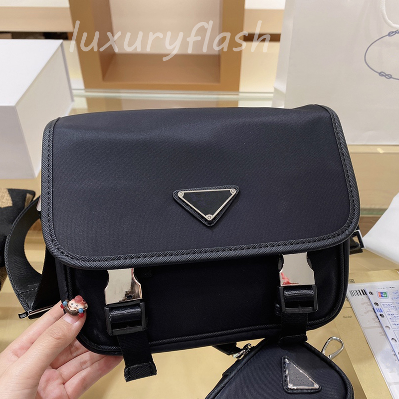 

Mens Designers Briefcases 2021 Fashion Luxurys Crossbody Bags Nylon Messenger Bag High Quality Shoulder Purse with Triangle PP520347, This option is not for sale