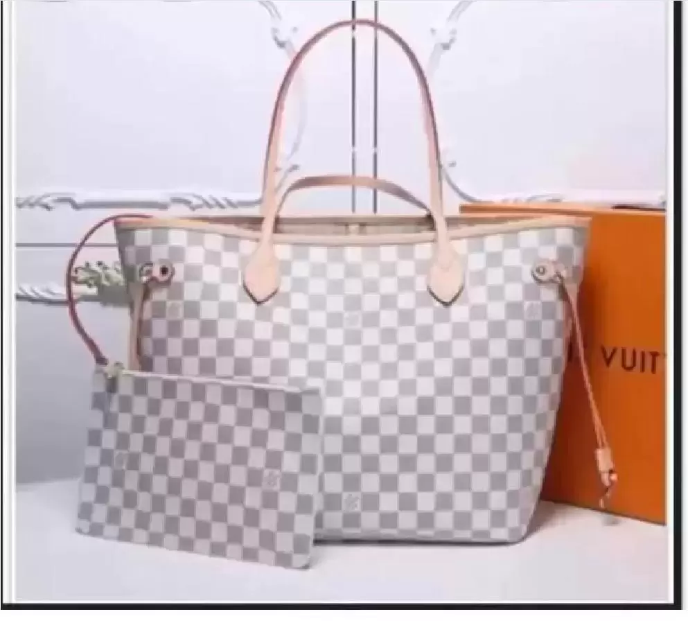 

New Shoulder crossbody bag Fashion Women messenger shopping bags+wallet designers Handbag Luxurys Leather Tote purseg GG's LOUIS'S VUTTON'S YSLs, Black grid