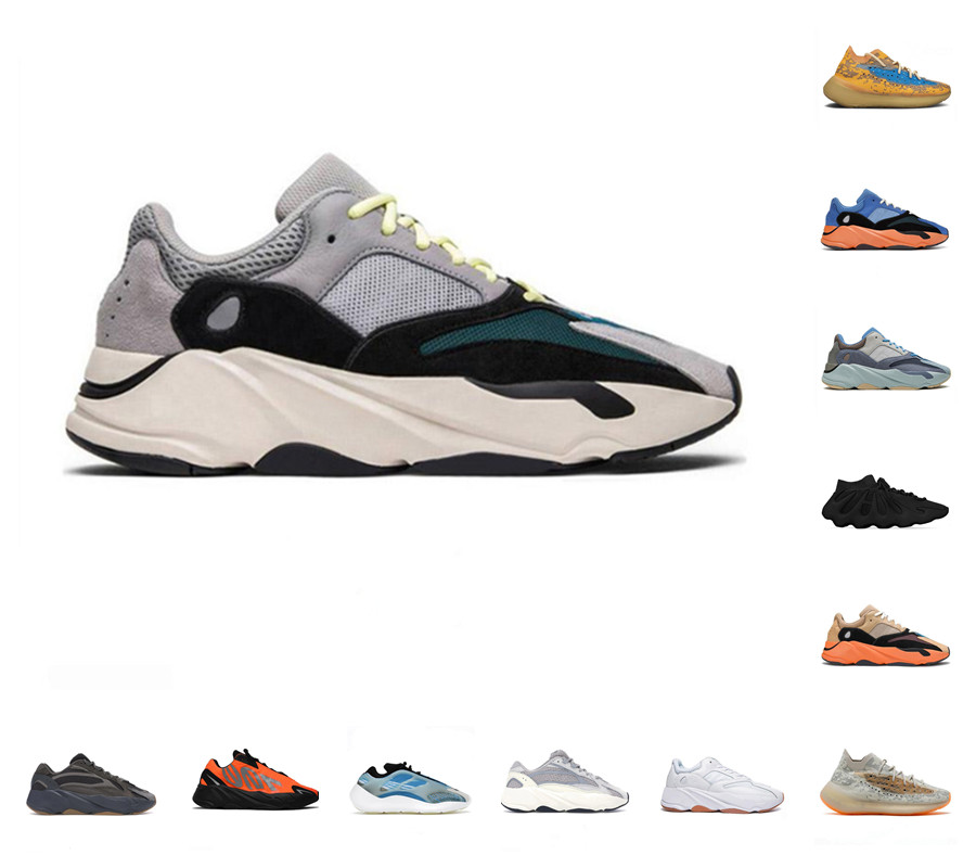

2021 Latest Enflame Amber runner 700 V1 V2 running shoes Cream bright blue sun Reflective Solid Grey Inertia Orange tint Utility Black Static Vanta men women sneakers, 14