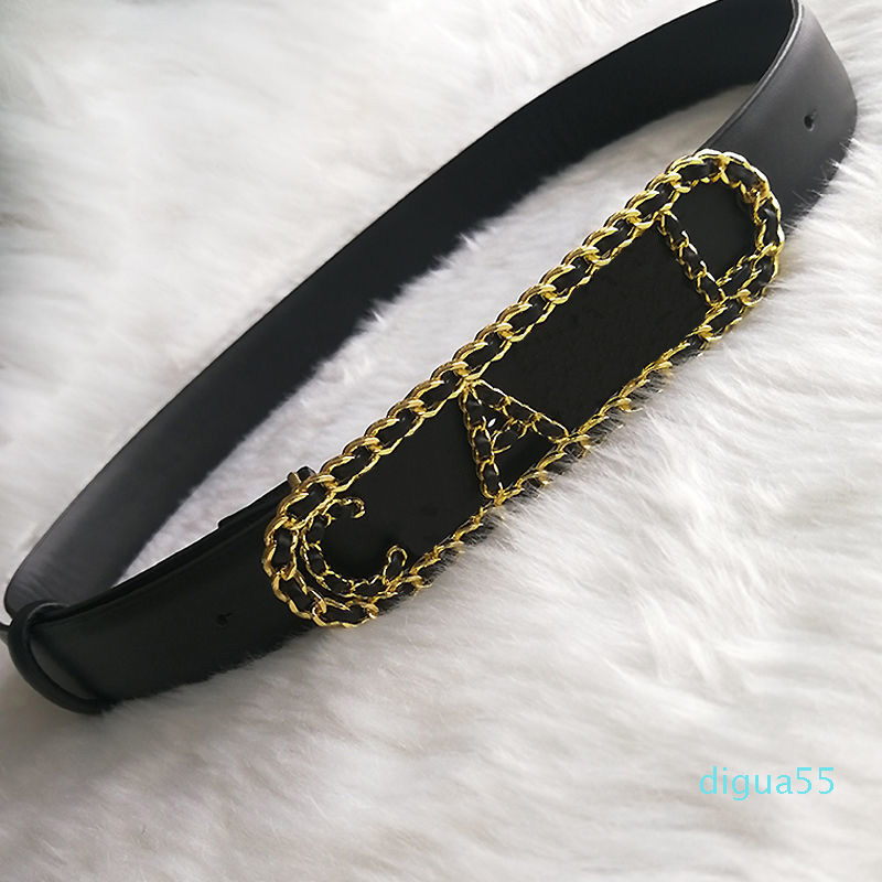 

Designer Belts Womens Skirt Women Belt Jeans Waistband Black Rope Letter Buckle Classic Lady Girdle