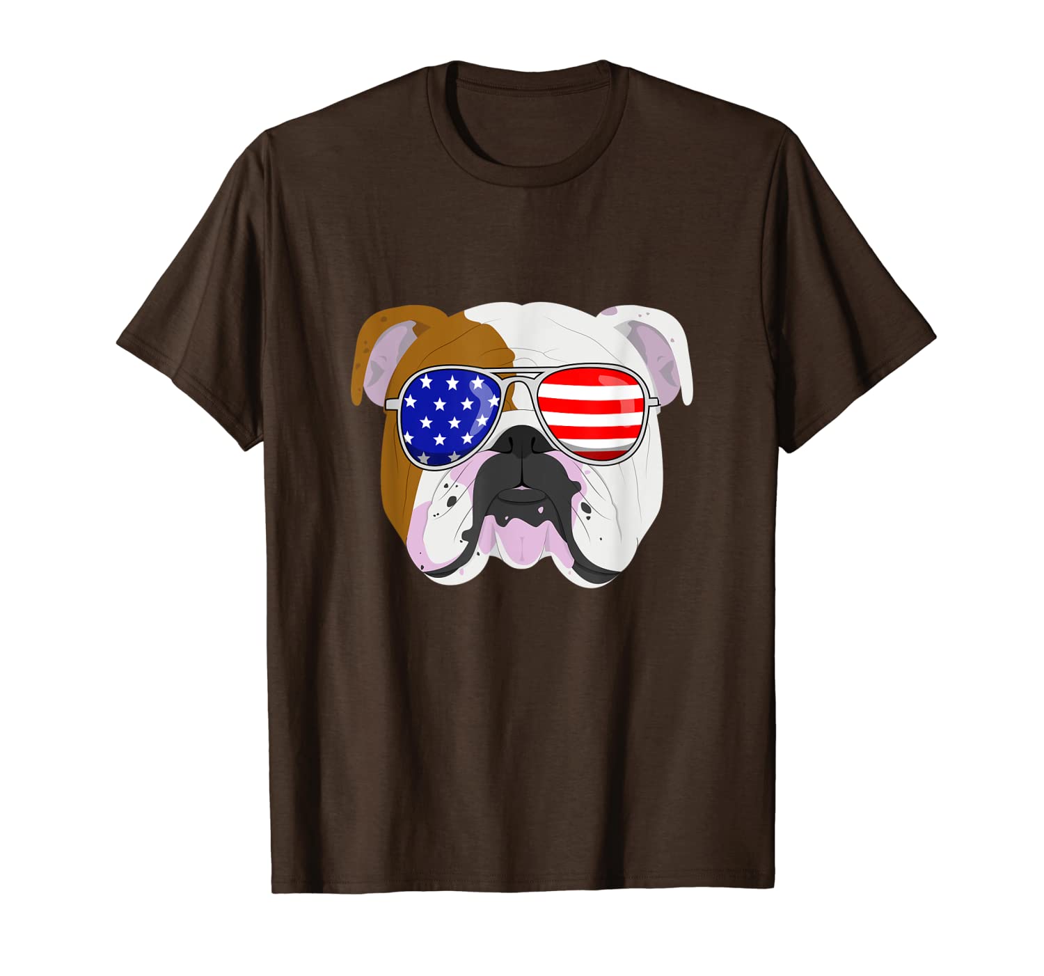 

english bulldog t shirt 4th of july shirt patriotic dog, White;black