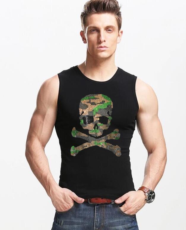 

Tank Top Men Fitness Clothing Mens Bodybuilding Tank Tops Summer design Clothes for Male Sleeveless Vest Shirts, As shown