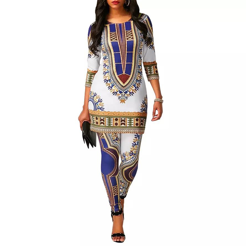 

2021african dashiki print lady clothes 5xl plus size dresses for women pants suit legging blouse clothing set robe africaine, Red