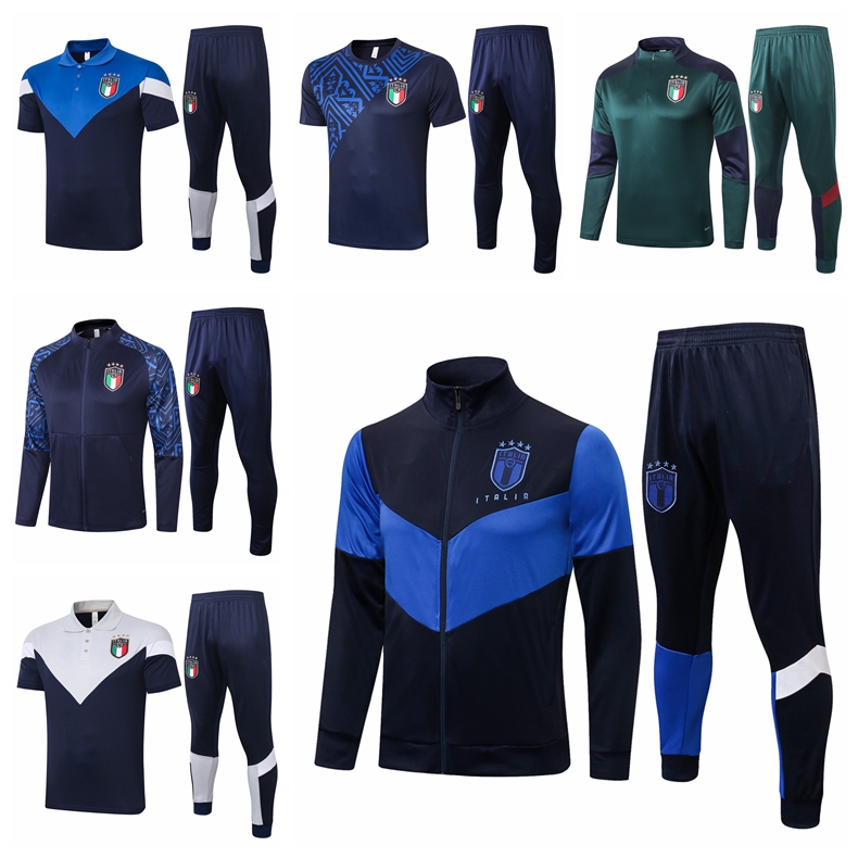 

21/22 Italy European adult Soccer training suit ITALIAN Football tracksuits INSIGNE VERRATTI MARCHISIO GHIELLINI Italia chandal jacket tracksuit