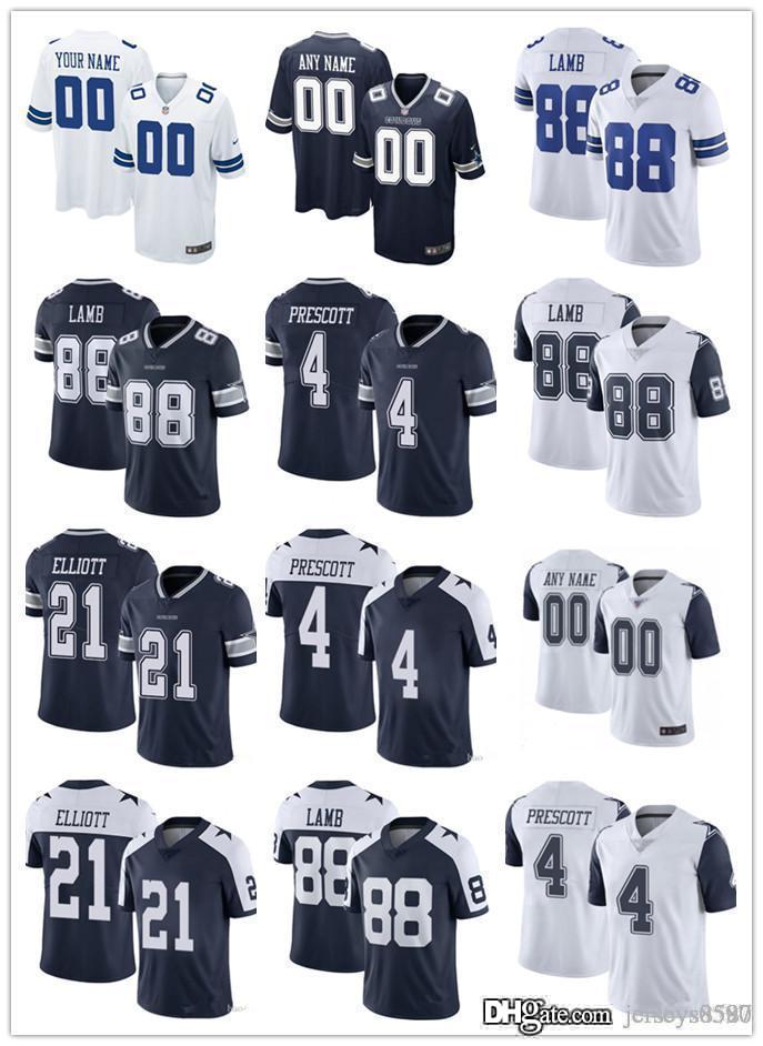 

Custom DallasCowboysjersey 4 Dak Prescott 11 Micah Parsons 46 Alfred Morris 88 CeeDee Lamb 21 Elliott Football Jerseys navy, Color