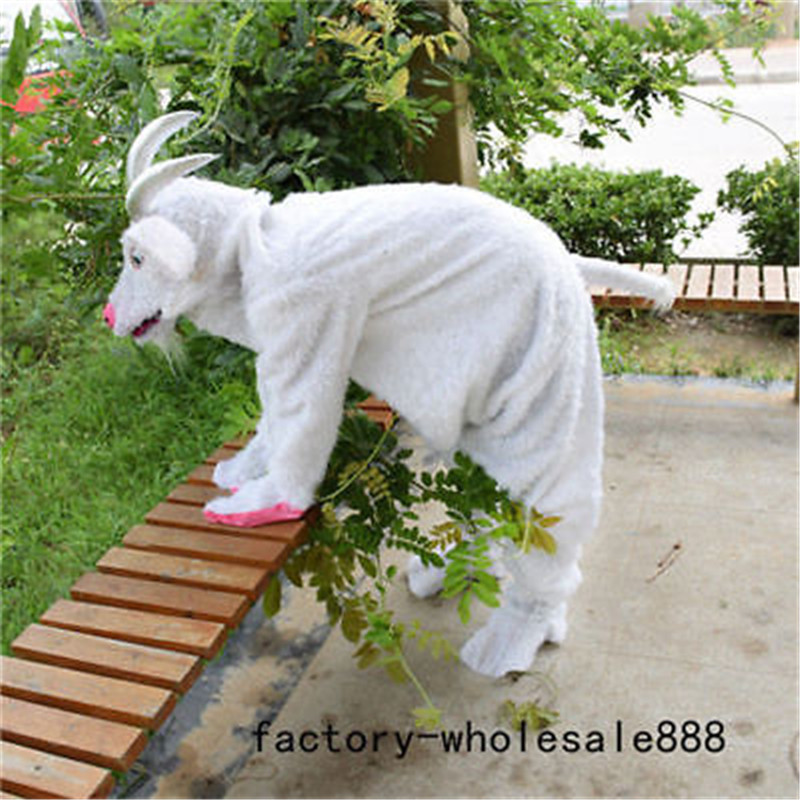 Costumes de mascottePublicité Carnaval Mouton Chèvre Costume De Mascotte Costumes Tenues Animaux Jeu De Fête Robe Adultes Halloween Vacances Nouv