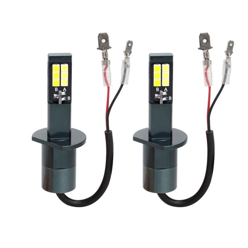 

Car Headlights 2PCS Mini LED H7 Bulbs H3 H1 3000lm EV15 Truck Fog Lights Auto Product Accessories