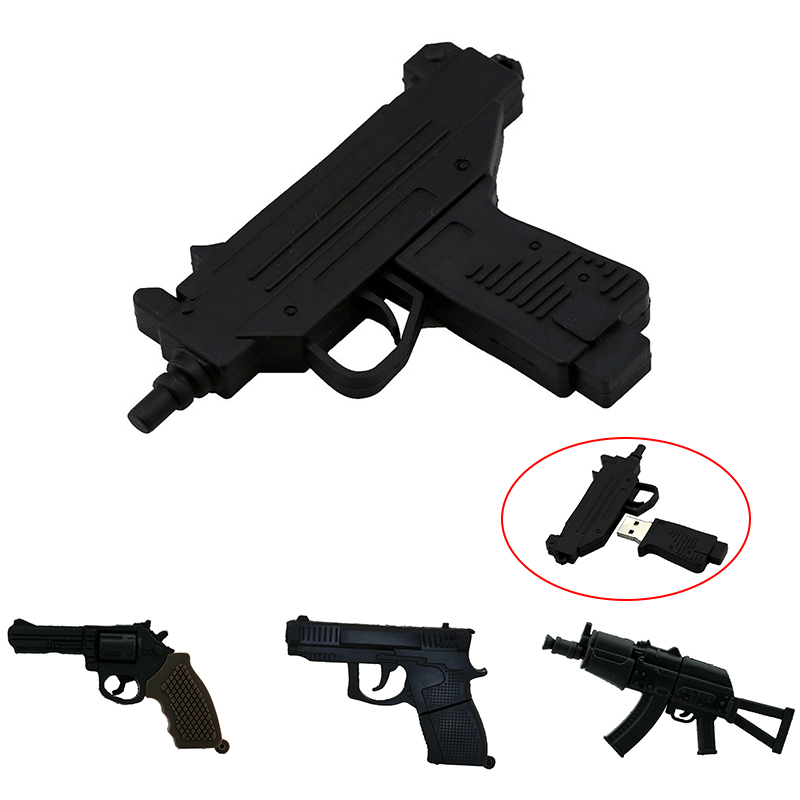 

5 models gun usb flash drive usb2.0 1G 4GB 8GB 16GB 32GB pendrive 64GB Adapters