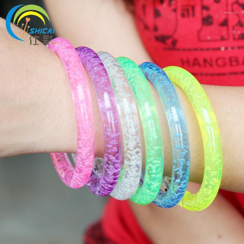

Pcs / Colorful LED Crystal Bracelet Children Luminous Flash Toys Masquerade Party Props Decorations Concerts Decoration