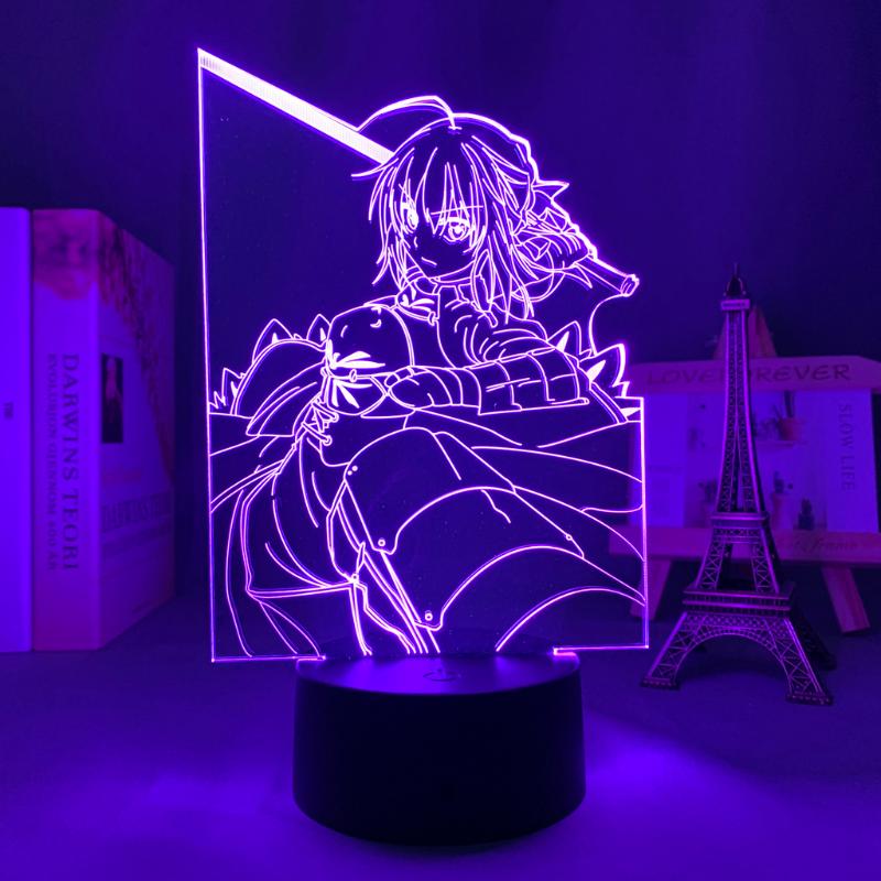 

Night Lights Anime 3d Light Fate Stay Saber For Bedroom Decor Birthday Gift Manga Altria Pendragon Led Lamp