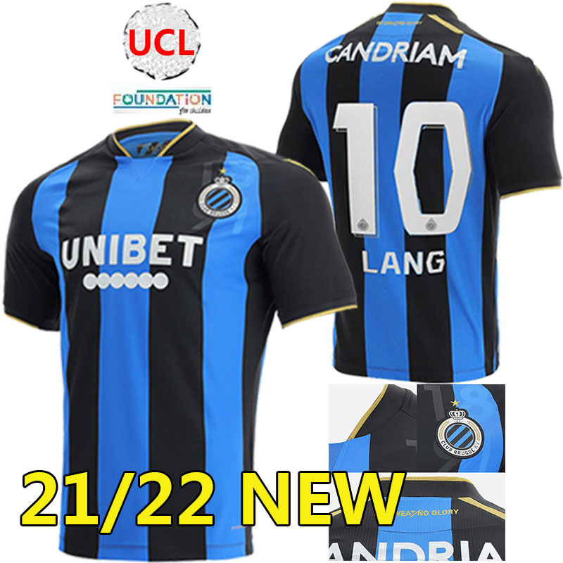 

Club Brugge 21-22 Home soccer jerseys 2021 2022 KOSSOUNOU MATA DE KETELAERE LANG VANAKEN V.BADJI football shirts thailand quality, Buluri 21-22 home