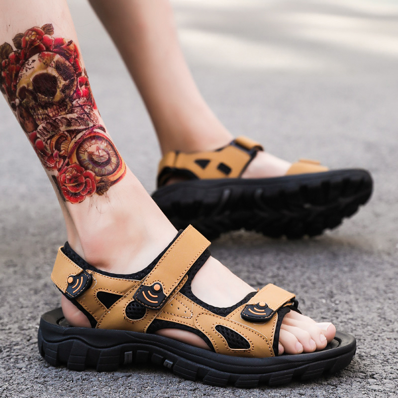 

Men Sports Trainers Sneaker Big Size Slippers Sandals Summer Slides Black Grey White Light Blue Orange Designers flip flops Code: 11-2210, 6i9a7851_1_1