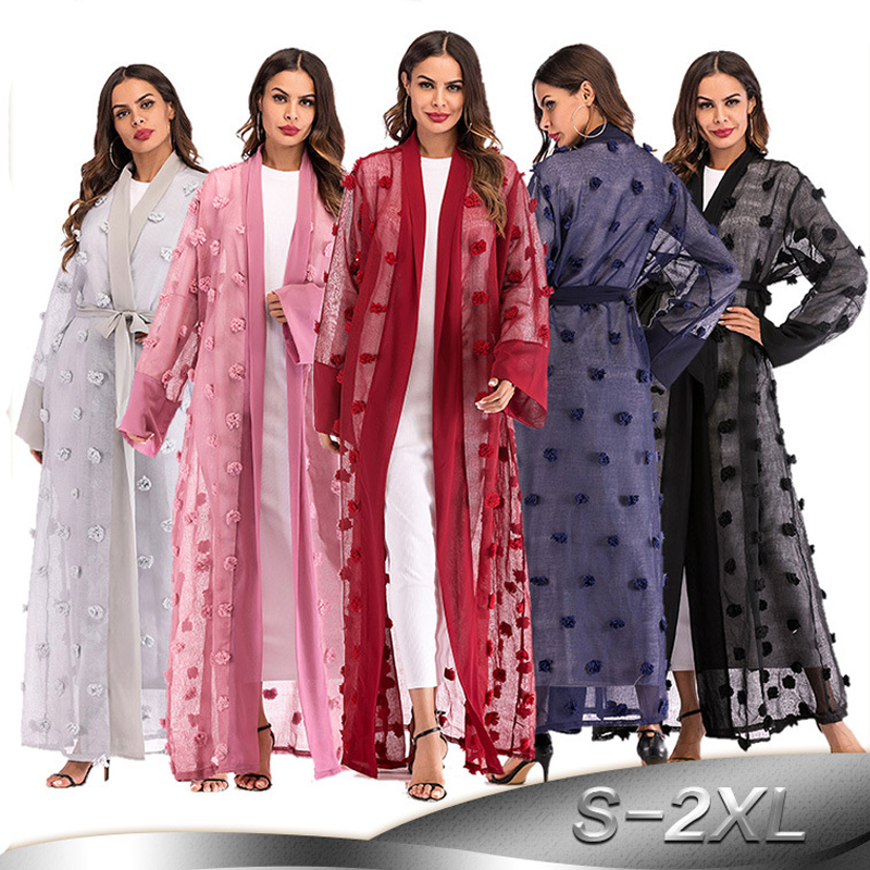 

Eid Kaftan Dubai Abaya Kimono Muslim Hijab Dress Caftan Turkish Islamic Clothing Abayas For Women Cardigan Robe Musulman De Mode