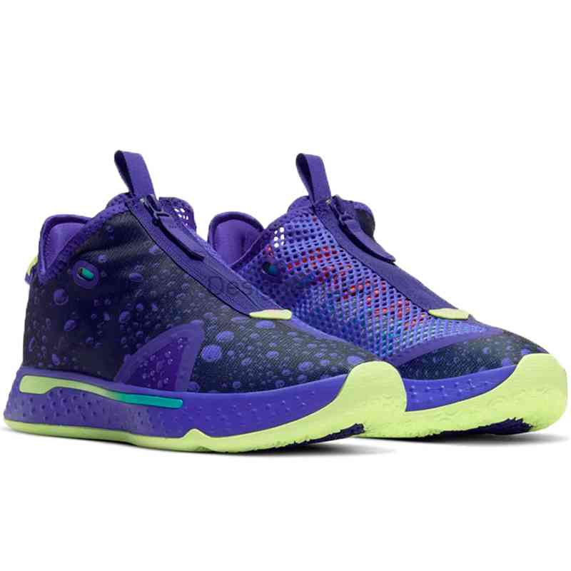 

2021 PG 4 IV Mens Basketball Shoes Black White Oreo Paul GX Gatorade Trainers George Flat Low Men Sports Sneakers CD5079-100 CD5079-003, With og box