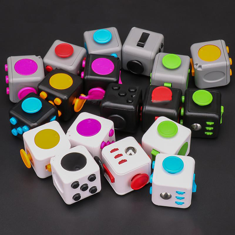 

High-quality DHL Fidget cube toy bag with packaging, suitable for children and adults to relieve stress. Sensory toys autism, special needs,