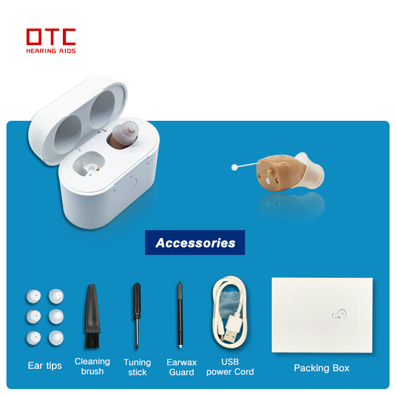 

Portable Mini CIC Digital Invisible Hearing Aid Ear Sound Amplifier In the Ear Tone Volume Adjustable Hearing Aids pingScouts