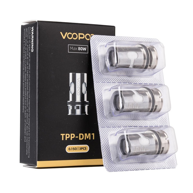 

VOOPOO TPP Mesh Coil 0.15ohm DM1 0.2ohm DM2 Coils TPP-DM2 TPP-DM1 Replacement Core Head For Drag 3 Kit