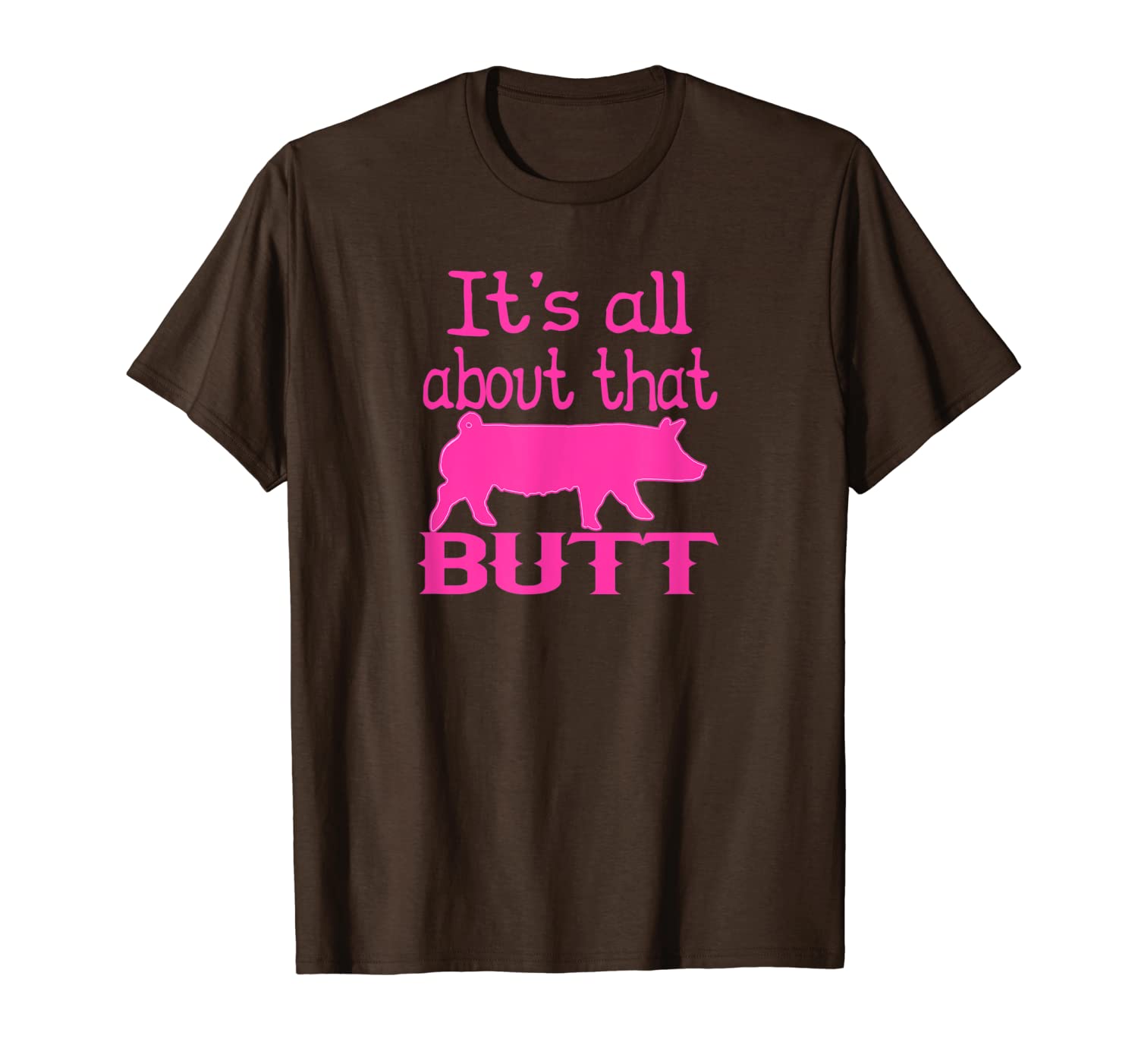 

cute pink 4-h show pig tshirt for girls who show their pigs, White;black