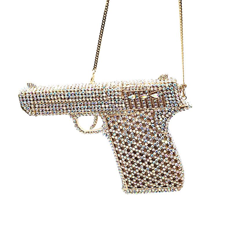 

Evening Bags Fashion Party Handbag Diamonds Luxury Crystal Clutches Funny Classical Purses Bridal Wedding Designer Bag, Color 2 ab