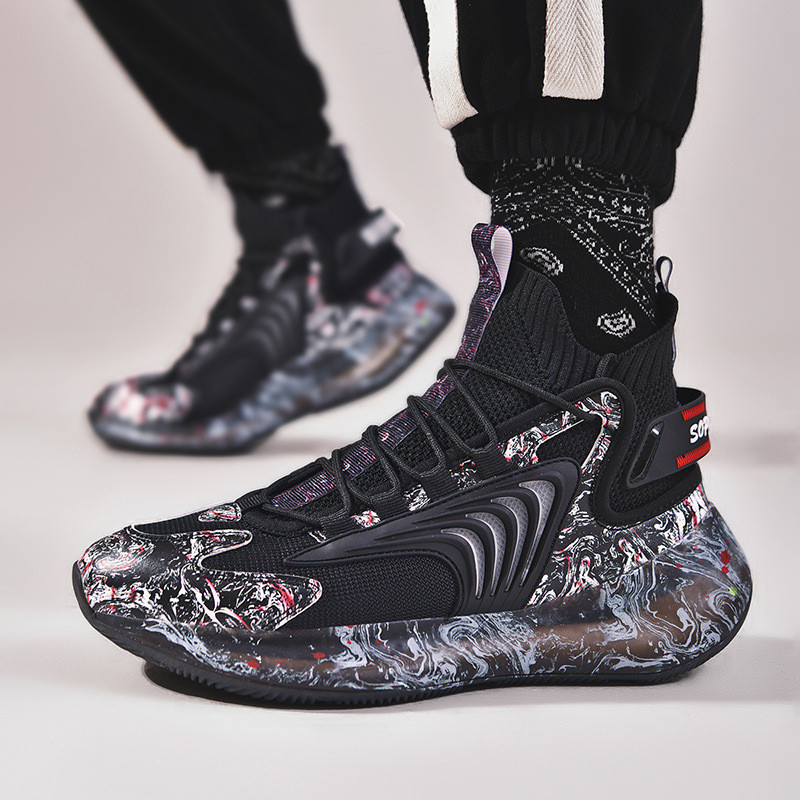 

2021 Socks Running Shoes Large size breathable surface casual shoe Korean version men's fashion popcorn soft soles sports travel men sneaker #A0006