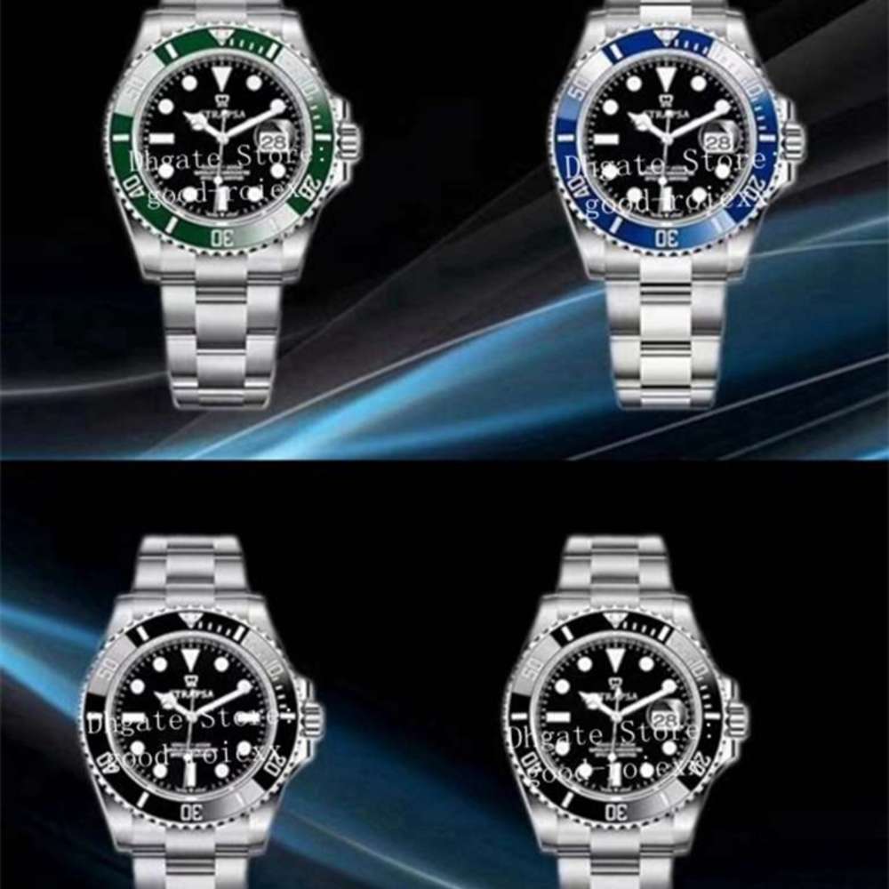 

41mm Men's Blue Black Green Automatic Cal.3235 Eta Watch 126610 Cerachrom Ceramic Bezel Dive 126619 Men Waterproof 904L Steel EW T catstore, Box