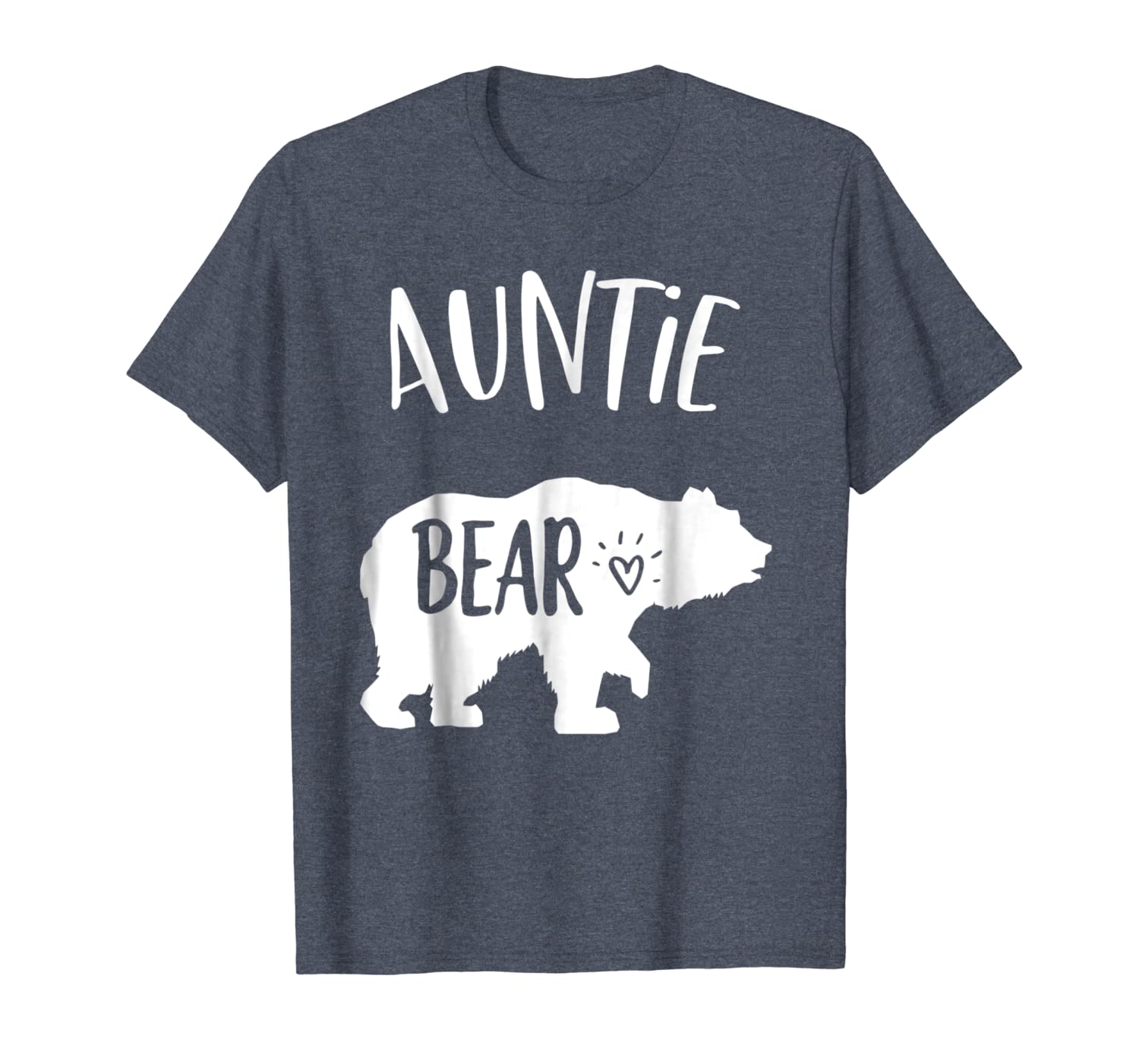 

funny cute aunties bear shirt for aunt in the world, White;black