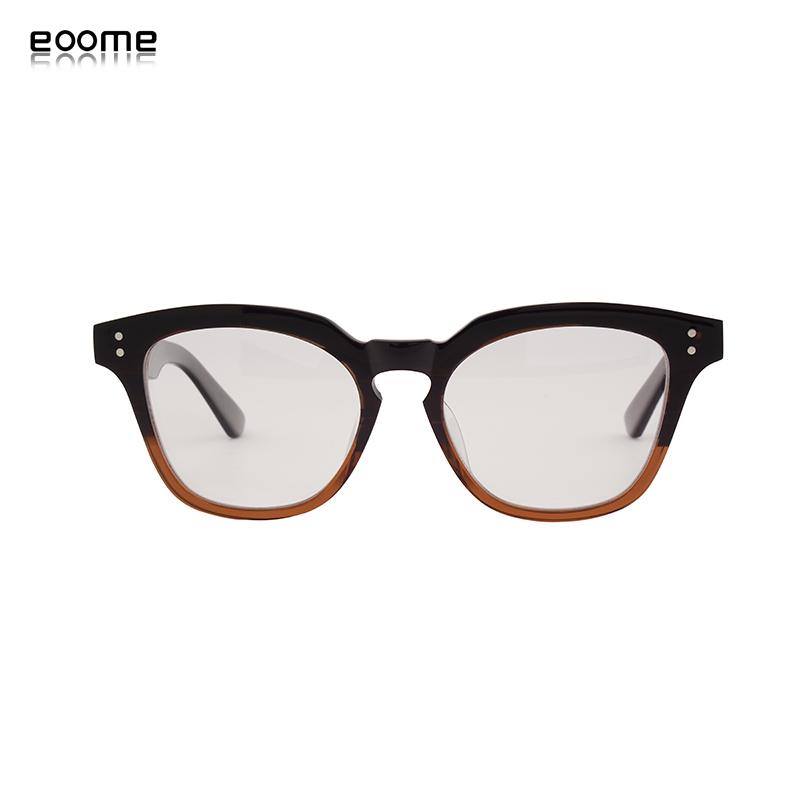 

Fashion Sunglasses Frames 2021 Design Retro Square Shape High Quality Acetate Men Optical Hand Made Models With Free Case