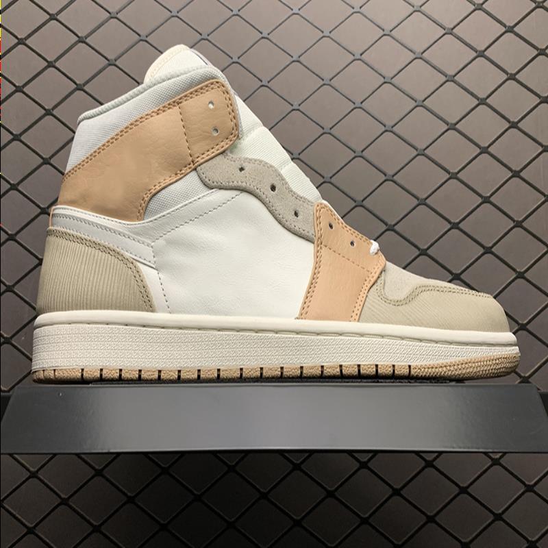 

Box High Quality Jumpman Women's 1 2021 Men's Sports Shoes Basketball powderk Outdoor S With Sneaker Khaki Anags, Black