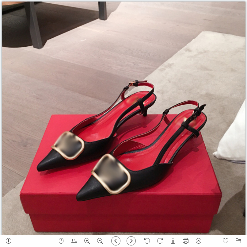 

2021 Good Quality Fashion Women Luxurys Designers Shoes Designer Sandals Womens Luxury High Heels Sandal Dress Shoess With Box Size 35-41 -G497, Black