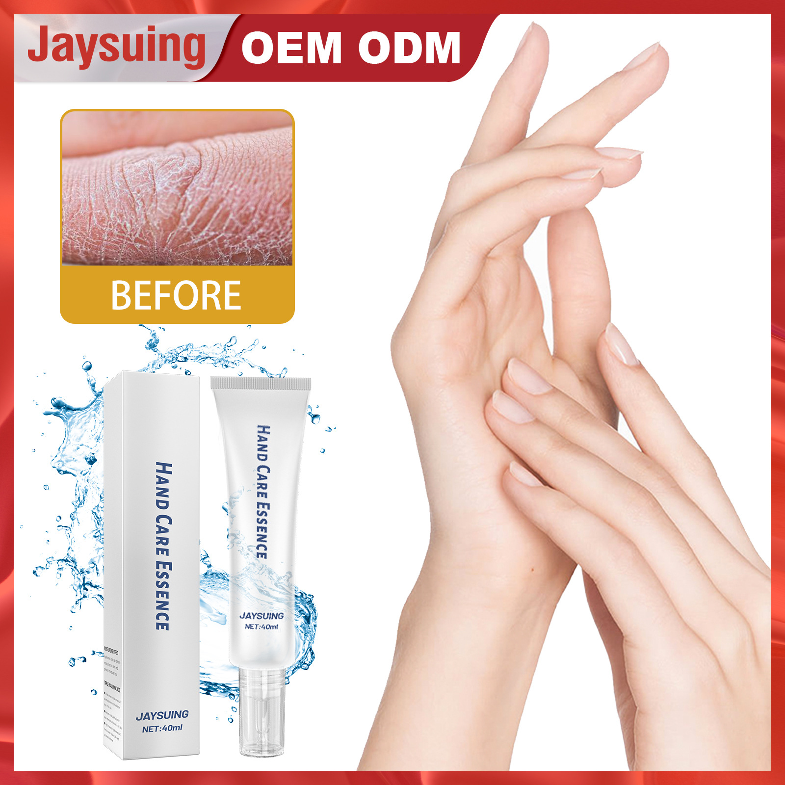 

Free freight Jaysuing OEM ODM Hand Essence Moisturizing Anti-Dry and Fade Hand Cream