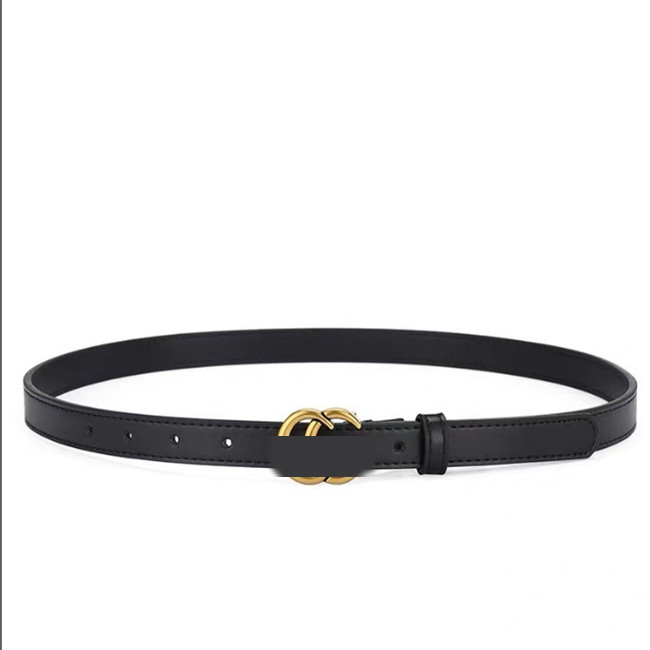 

2021 high qualityFashion men women belt women G large gold buckle leather black and white color for4 gold men box belt free cowhide belt, Black;brown