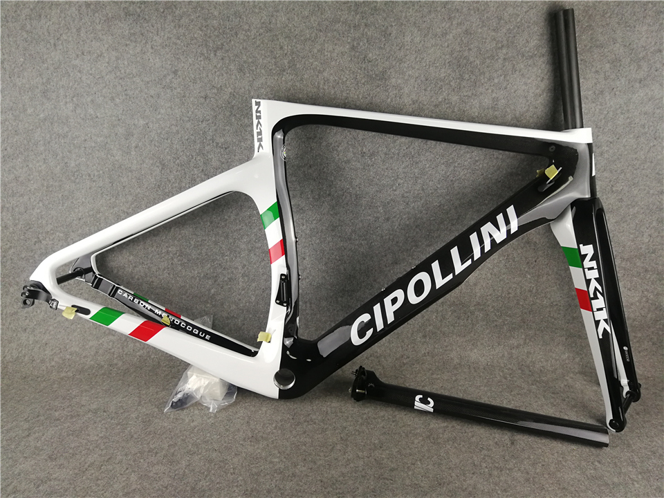 

Disc brake Cipollini NK1K carbon Frame World Champion Road Bike Frames 3k or 1k carbon bicycle framework BB68/BB30, Red