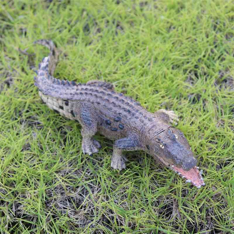 

PVC simulation crocodile model reptile children's wild animal toy