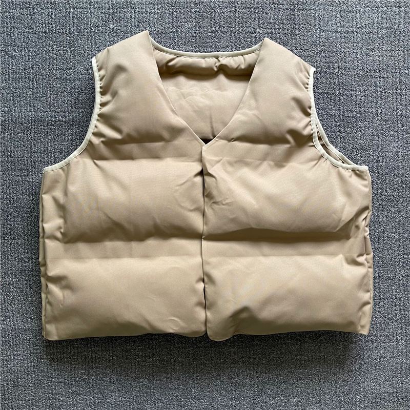 

VEST Jacket Parkas Men Women 1 High Quality Sleeveless Double-sided Wearable Outerwear Male Clothes