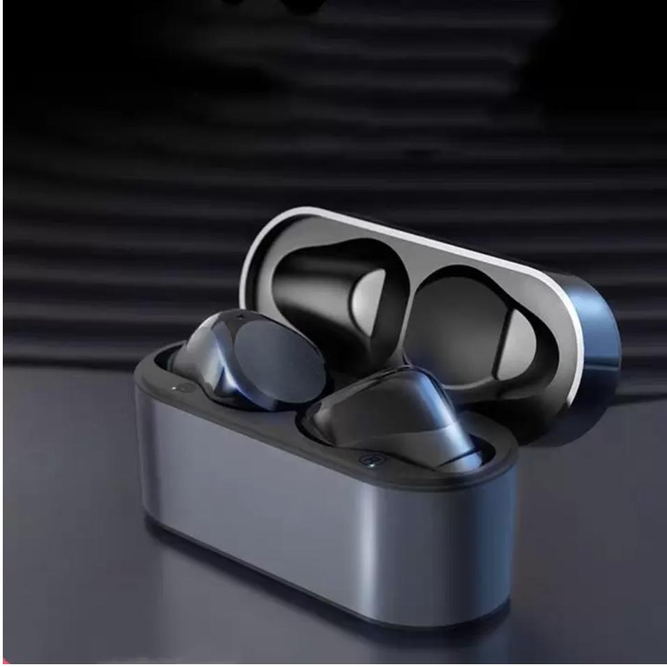 

Same As before Bluetooth Earphones Chip Metal Hinge Wireless Charging Headphones Earbud, White