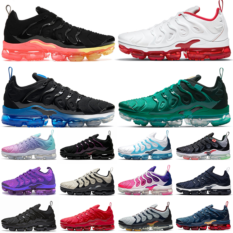 

Max TN Plus running shoes men women vapor Fresh Atlanta Black Royal Cherry tns mens trainers outdoor sports sneakers size 36-47, 40-45 game royal orange