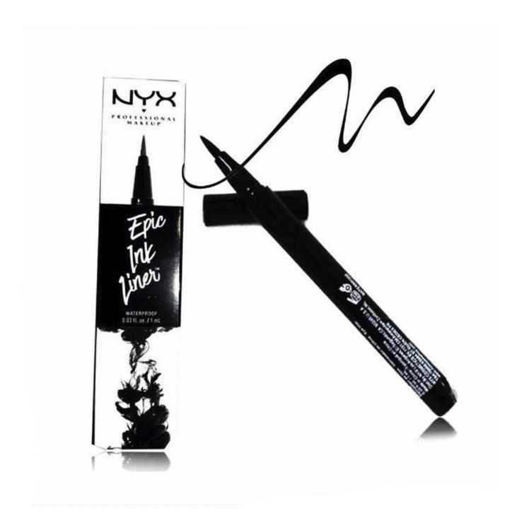 

NYX PROFESSIONAL Makeup Epic Ink liner /Brand bewitchment pen eyeliner never again will you have net wt. 2g, Black