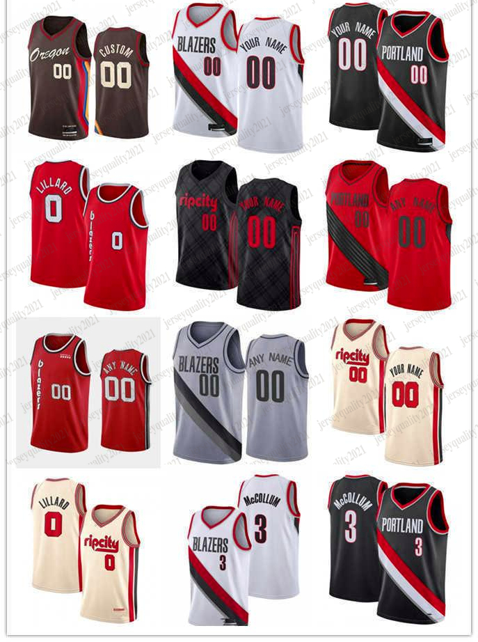 

75th Custom Men Women Youth Portland's Trail Blazers's 24 Norman Powell Damian 0 Lillard CJ 3 McCollum 27 Jusuf Nurkic Basketball Jerseys 66, Color