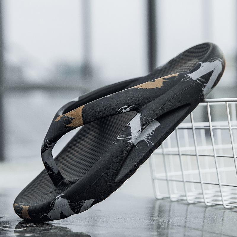 

Slippers Massage Flip-flops Summer Men Beach Sandals Comfortable Casual Shoes Fashion Flip Flops Sell Footwear 2021, Black