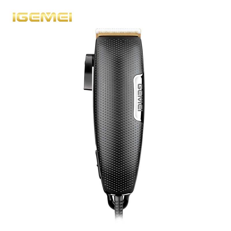 

Hair Clippers IGEMEI Professional Stainless Steel Haircut Machine With Cord Adjustable Trimmer For Men Barber Clipper Cortapelos
