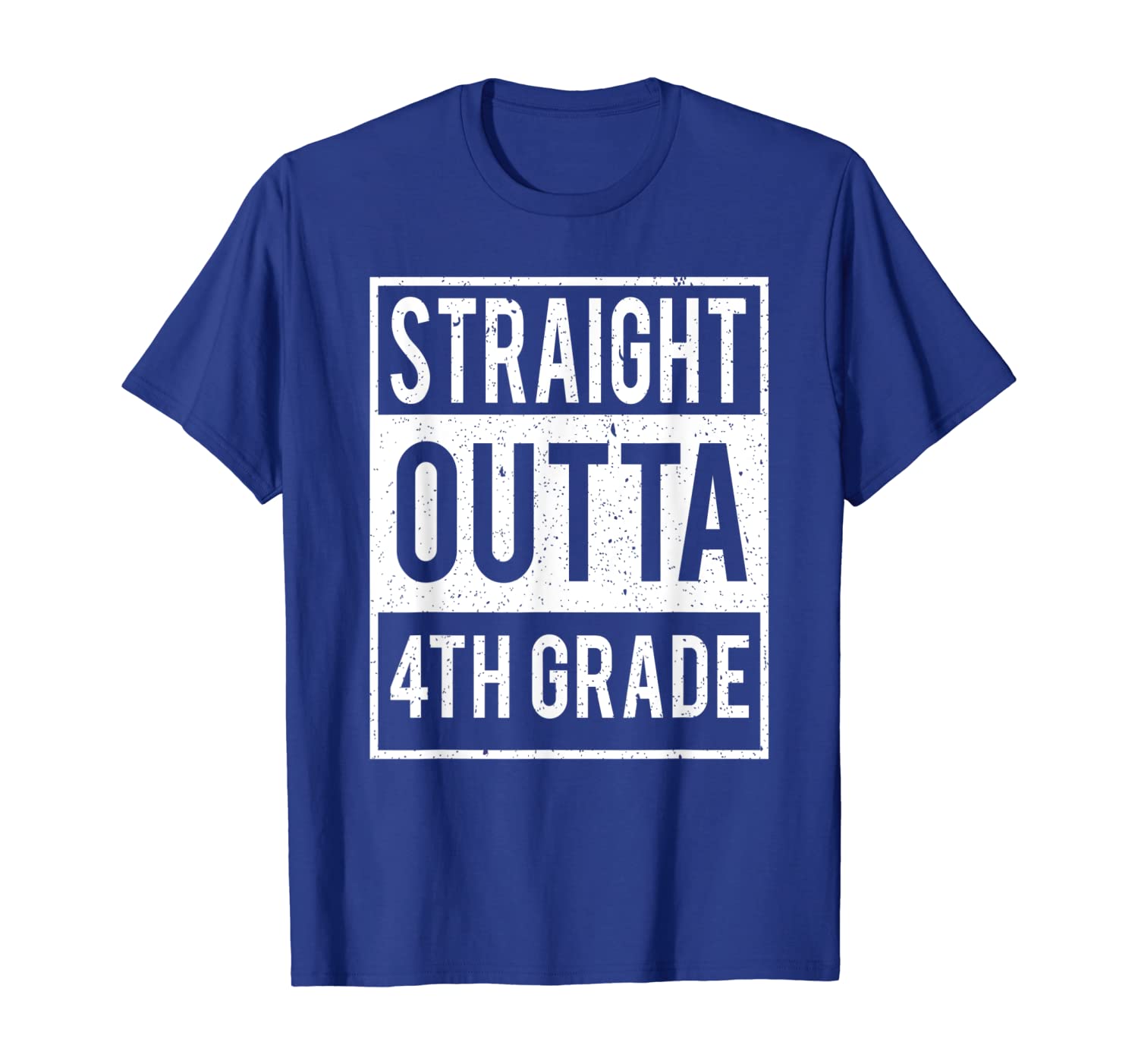 

straight outta 4th grade t-shirt 2019 graduation shirt, White;black
