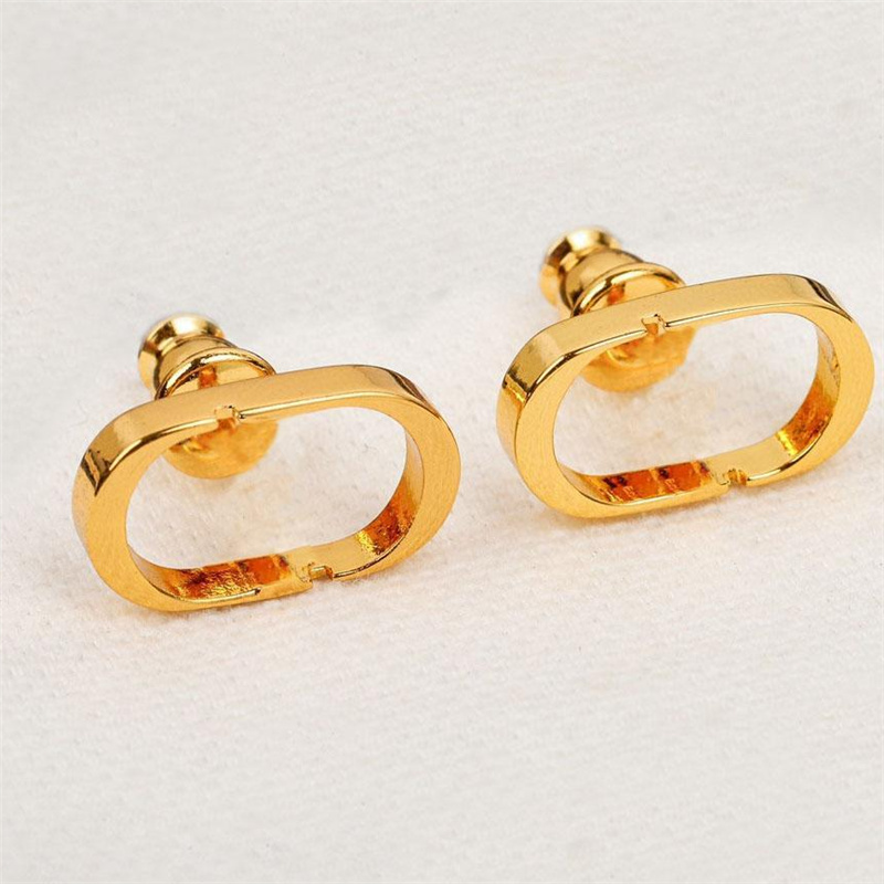

Fashion gold Earring stud earrings for lady Women Party Wedding Lovers gift Charm Jewelry for Bride with out box, Golden;silver