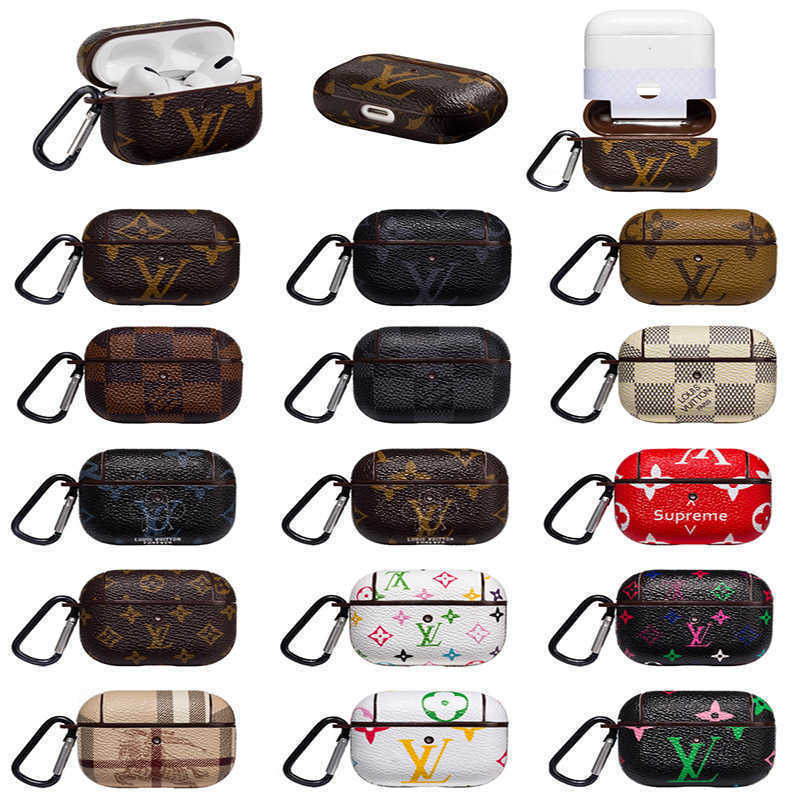 

LV Louis Vuitton high quality Luxury Fashion Designer Case for AirPods Pro 1 2 Case Letter earphone Protection Package key chain AirPods cover VSDGH