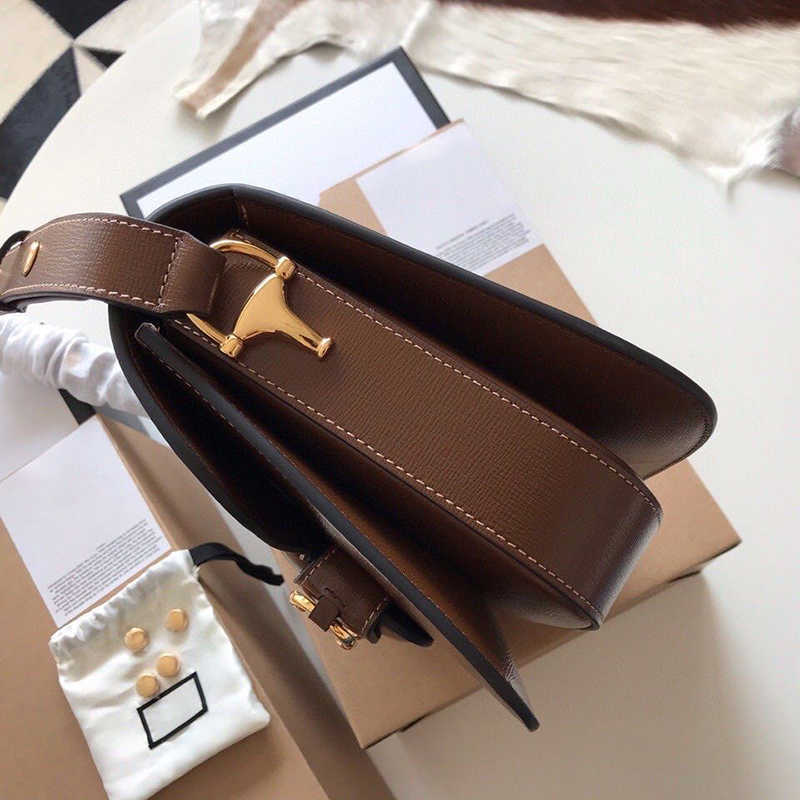 

Amazing Handbag Lady Bag Horsebit Women Purse Shoulder Genuine Bags 1955 Messenger Top Crossbody Leather Withbox Quality 5A Feqal