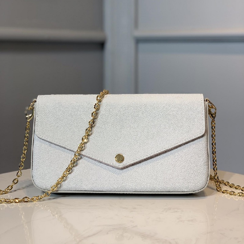 

Crossbody bags for women small size on sale clearance Felicie Pochette cles beach travel fashion handbags wallet purse satchel white teens L