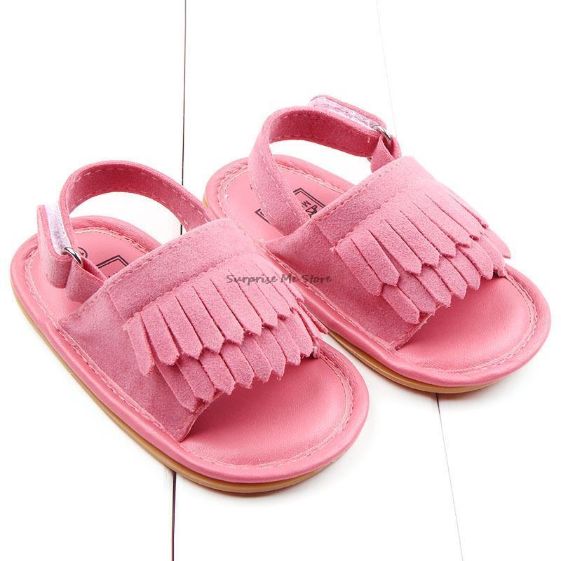 

First Walkers Baby Girl Sandals 0-6, 6-12, 12-18 Month Summer Shoe Buckle White Pink Gold Princess Party Shoes Non-Slip Sandal Toddler