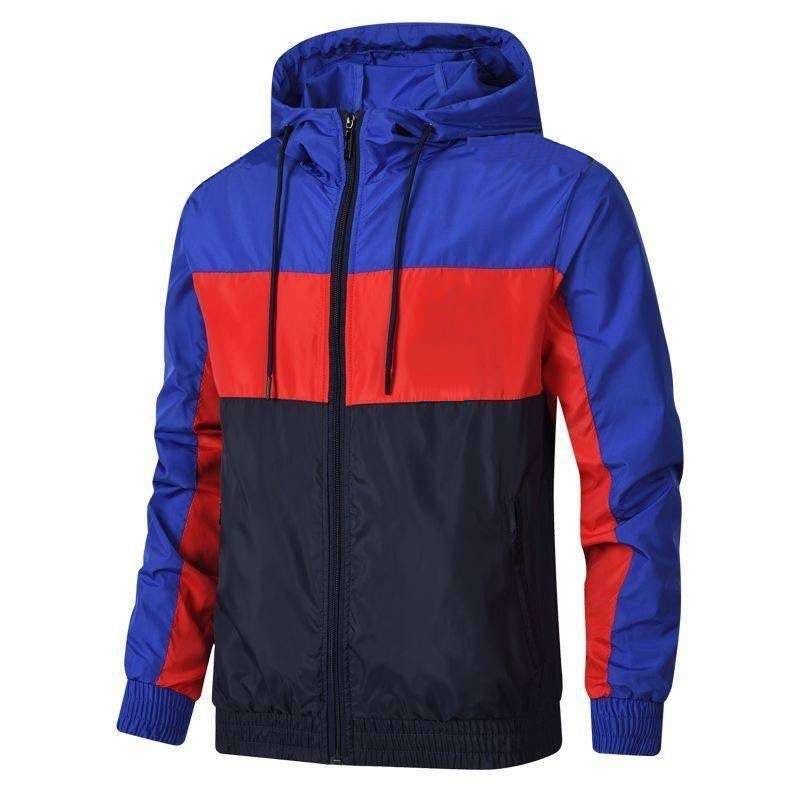

mens jackets Men's Outerwear coats top quality fast shipping Smooth soft fabric prints and embroidery stitching Zipper Asian size size check, 1007 print white