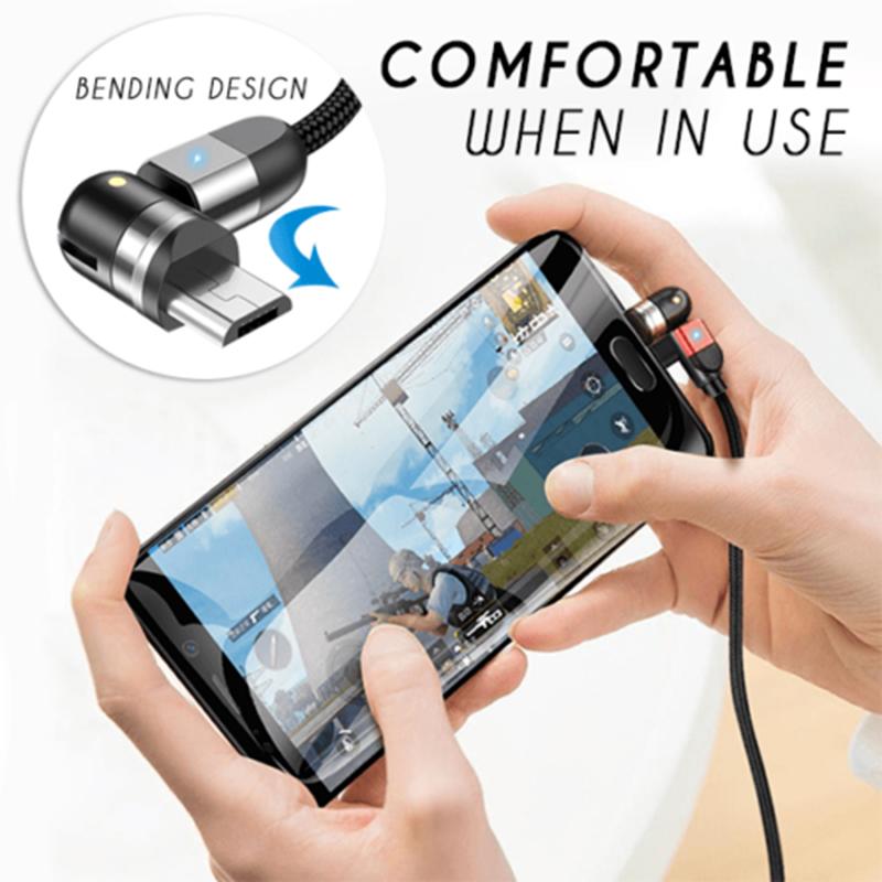 

Video Cables & Connectors Double 360degree Magnetic Cable For Cell Phone Smartphone Charging 3-in-1 VH99